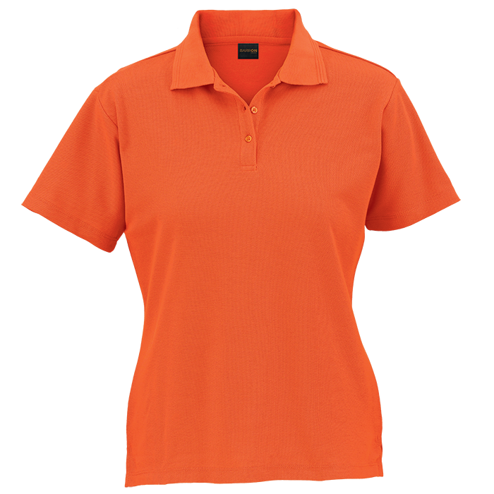 175g Barron Pique Knit Golfer Ladies - Orange