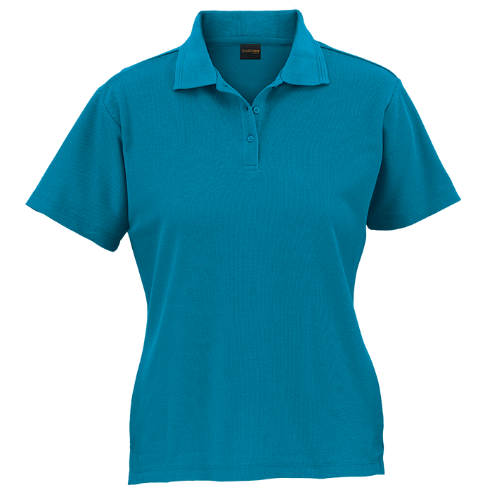 175g Barron Pique Knit Golfer Ladies - Surf Blue