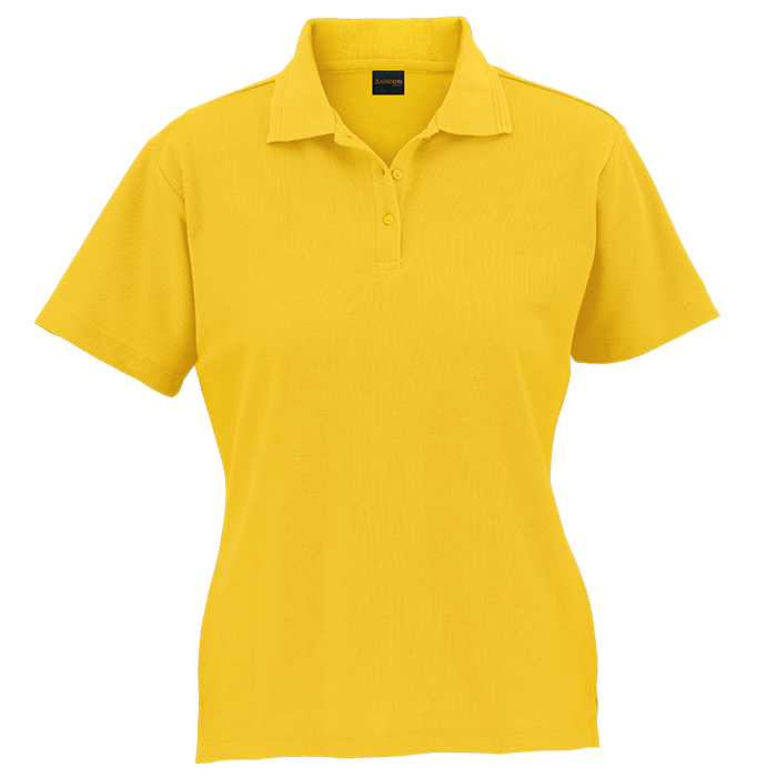 175g Barron Pique Knit Golfer Ladies - Yellow