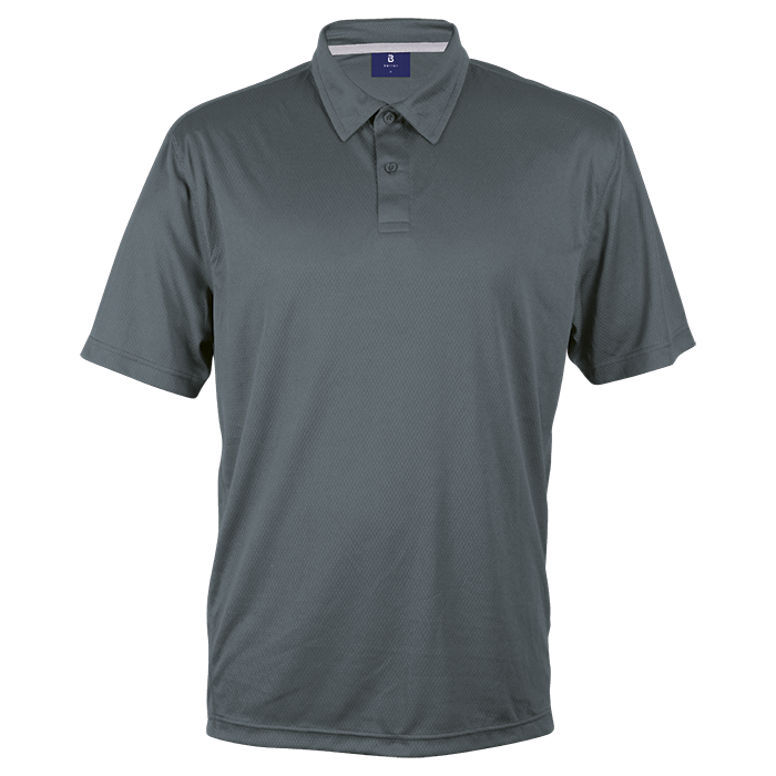 UV Tech Golfer Mens - Charcoal