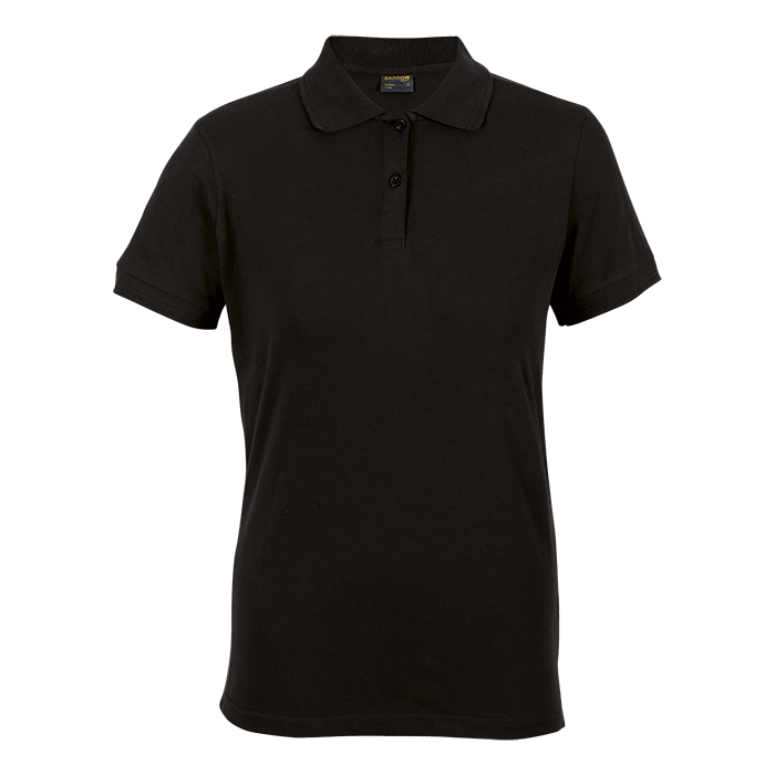 Stretch Pique Knit Golfer Ladies - Black