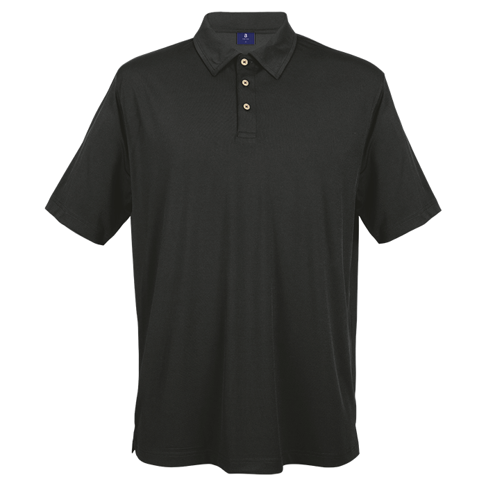 Executive Mercerised Golfer Mens - Black