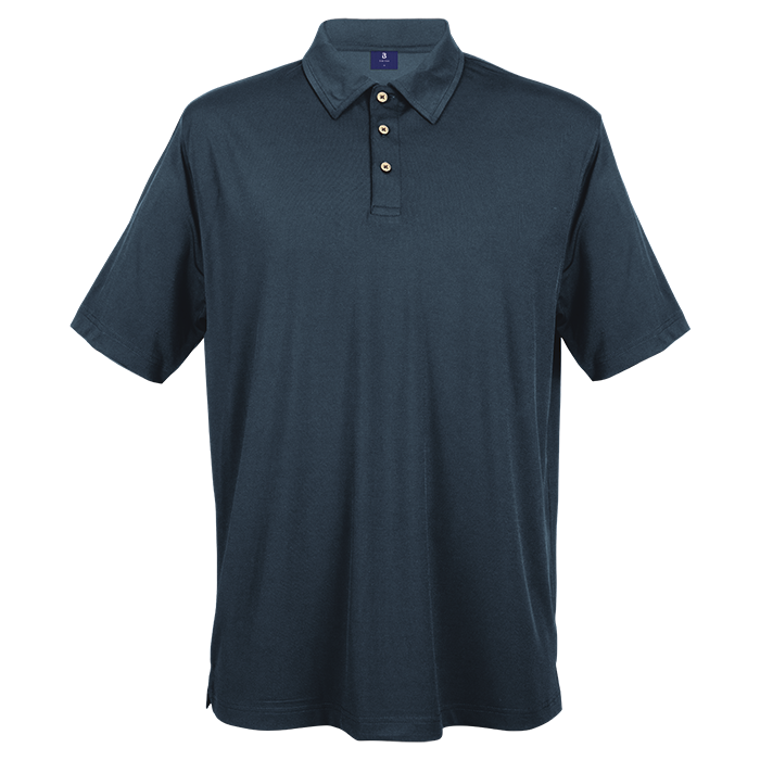 Executive Mercerised Golfer Mens - Navy