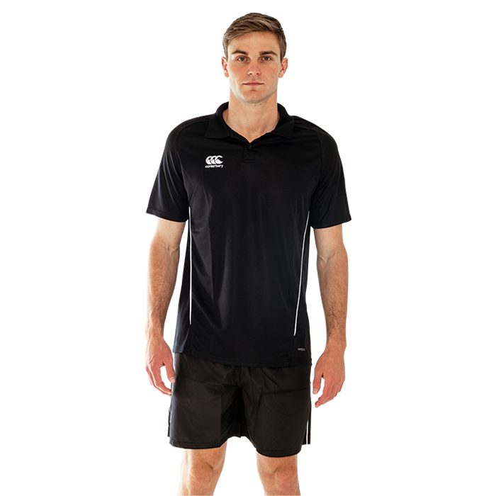 Canterbury Team Dry Polo Snr Mens - Black