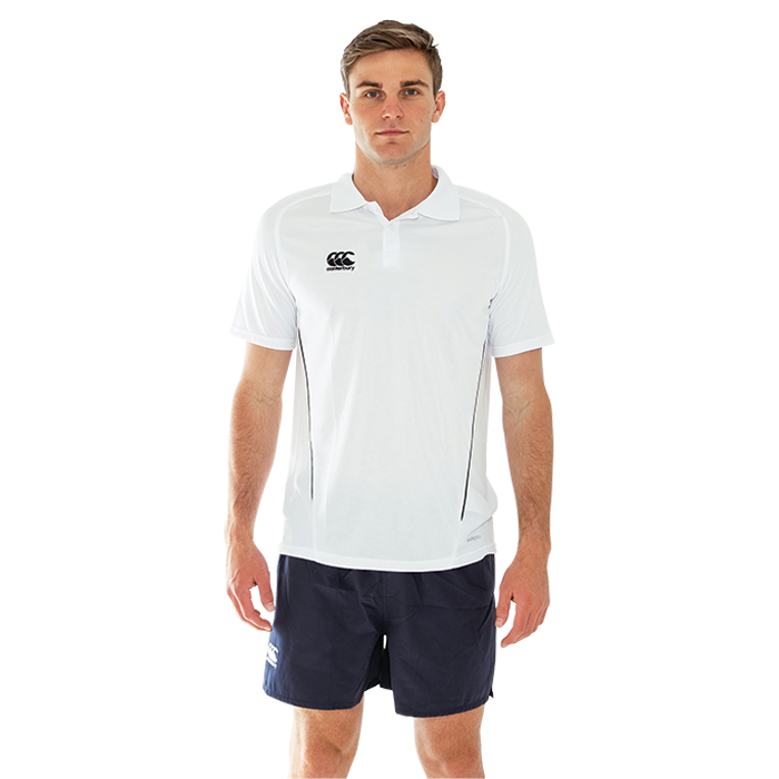 Canterbury Team Dry Polo Snr Mens - White