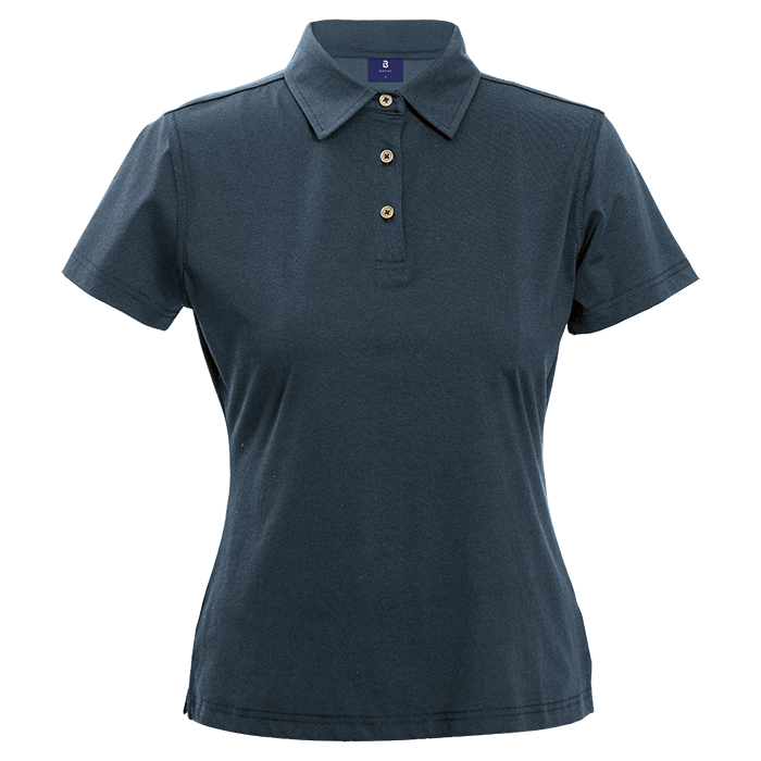 Executive Mercerised Golfer Ladies - Navy