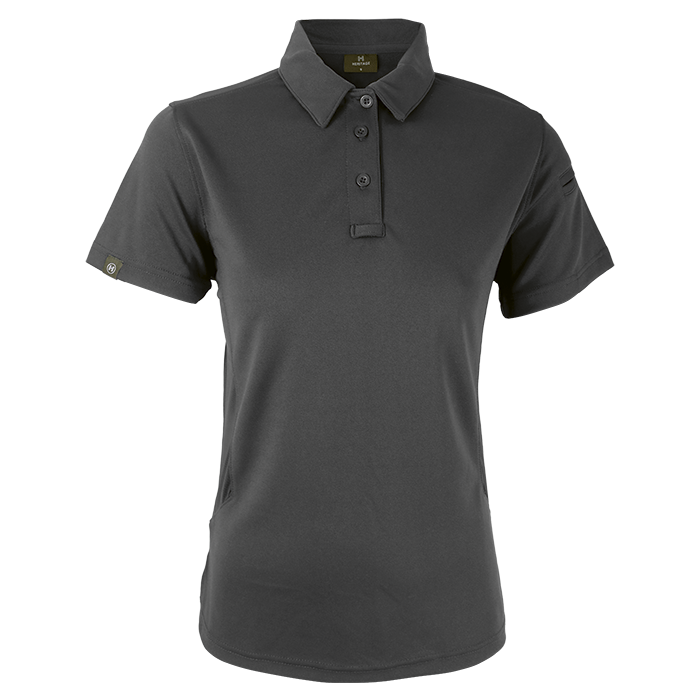 Heritage Ventilated Quick Dry Golfer Ladies - Charcoal