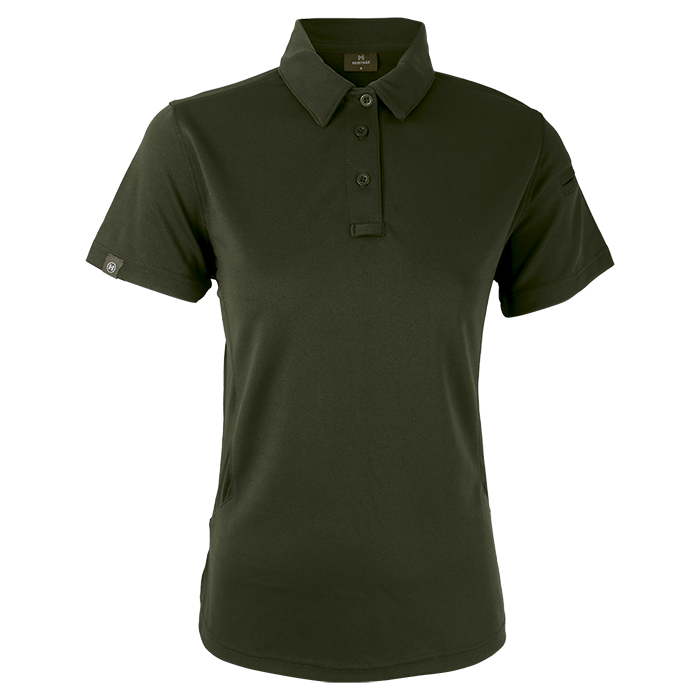 Heritage Ventilated Quick Dry Golfer Ladies - Olive