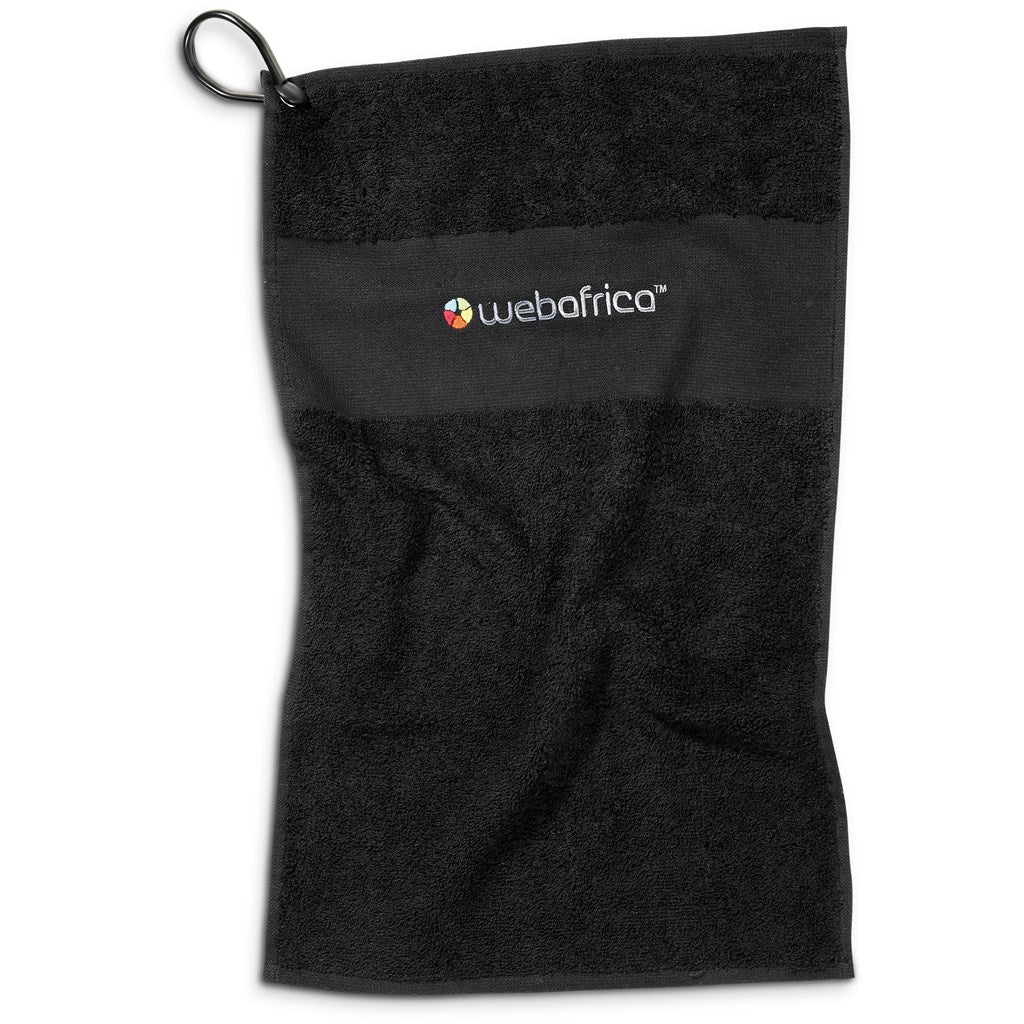 Erinvale Golf Towel - BLACK