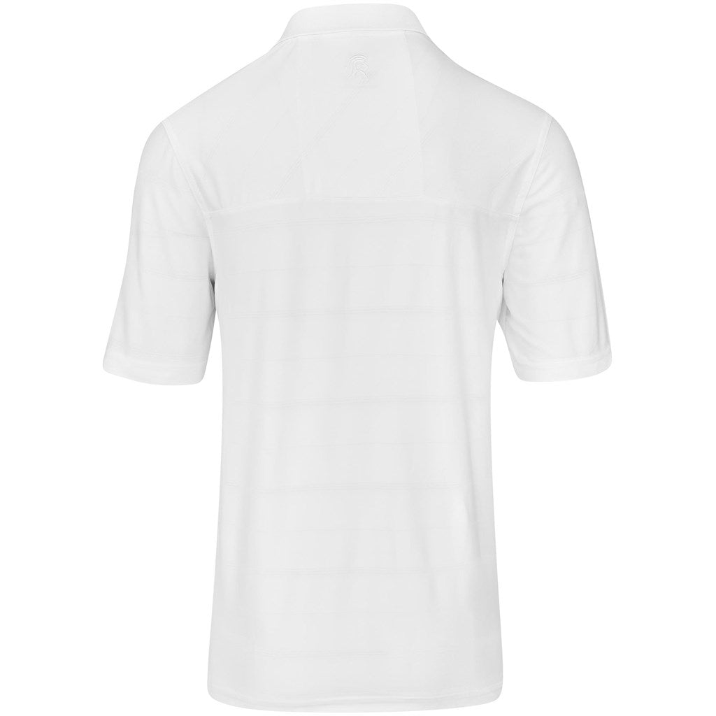 Mens Admiral Golf Shirt - White