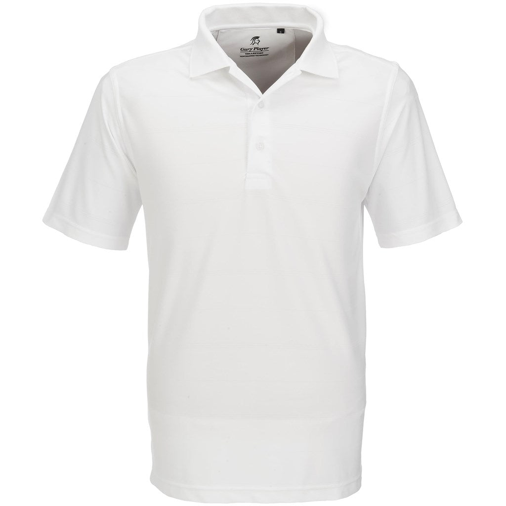 Mens Admiral Golf Shirt - WHITE