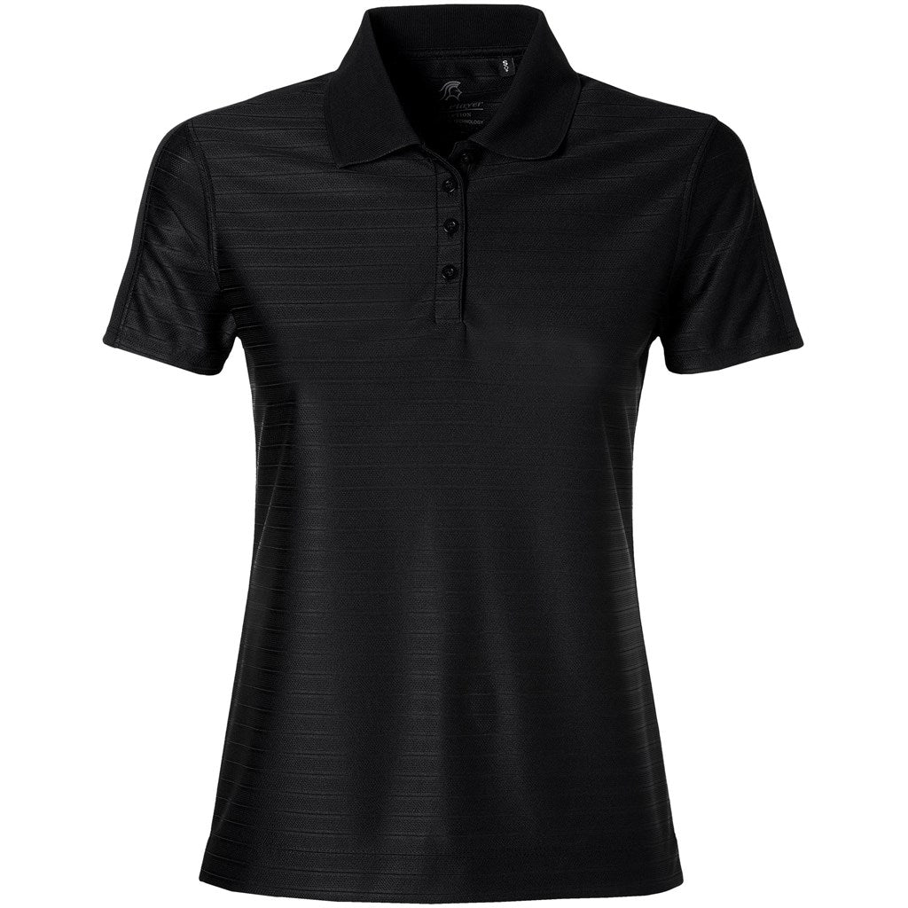 Ladies Oakland Hills Golf Shirt - BLACK