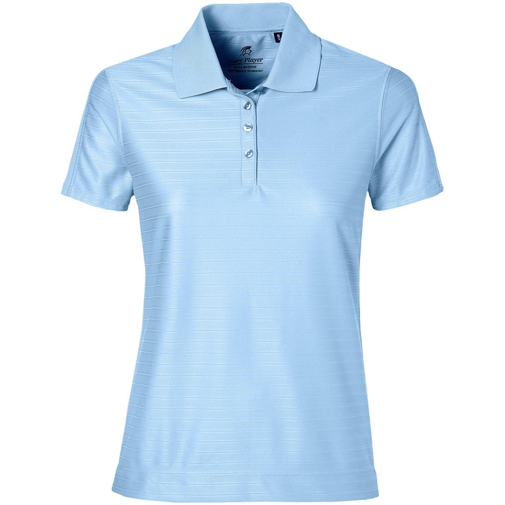 Ladies Oakland Hills Golf Shirt - LIGHT BLUE