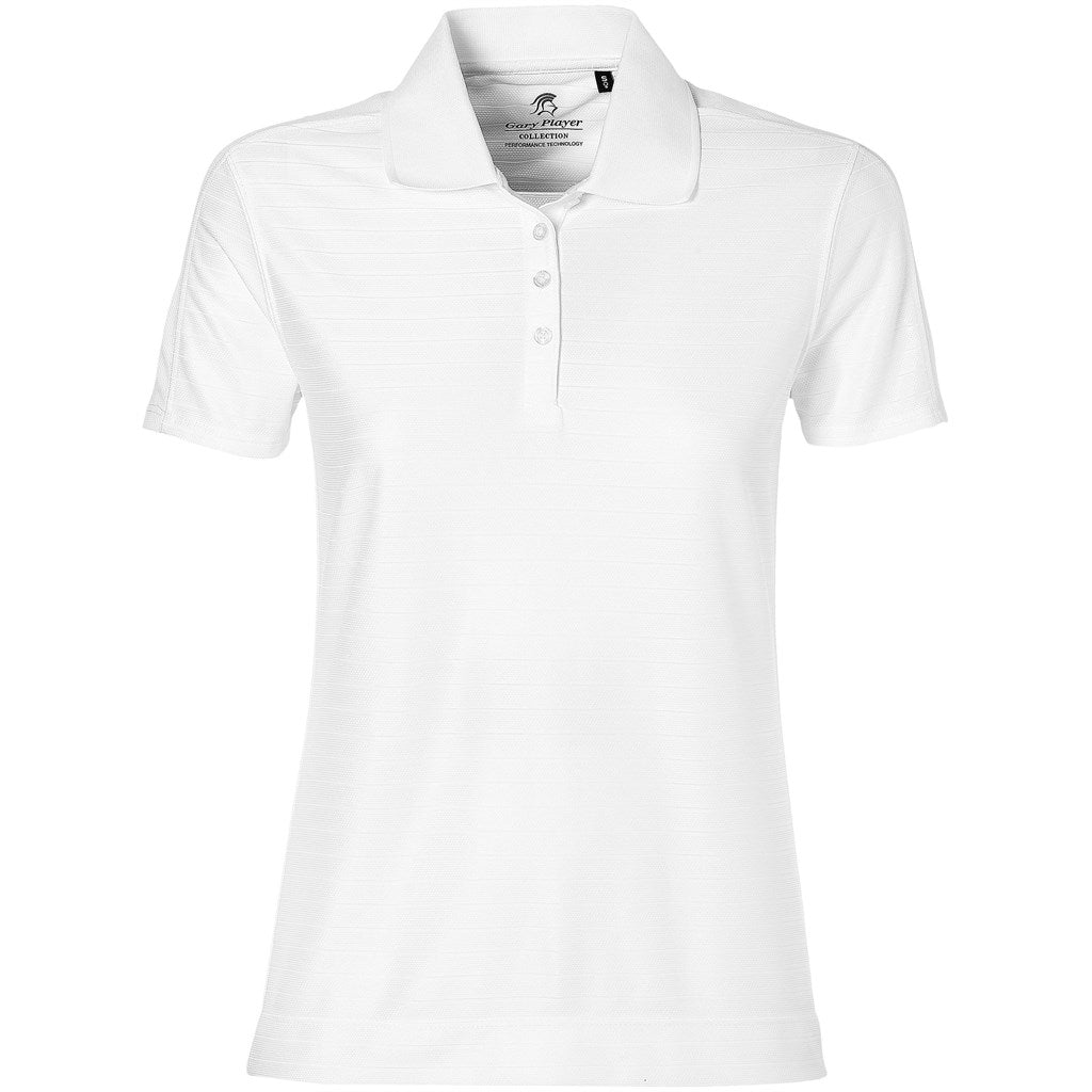 Ladies Oakland Hills Golf Shirt - WHITE