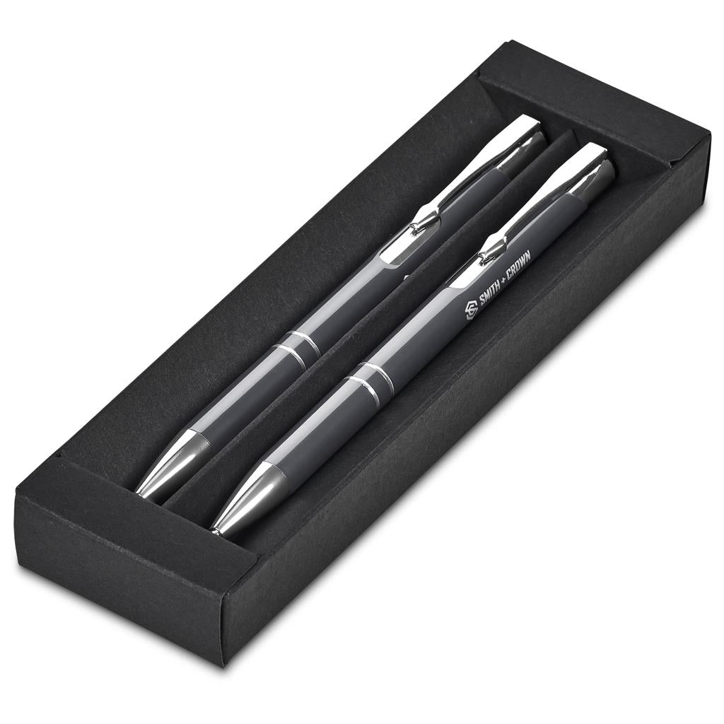 Altitude Panama Ball Pen & Pencil Set - GUN METAL