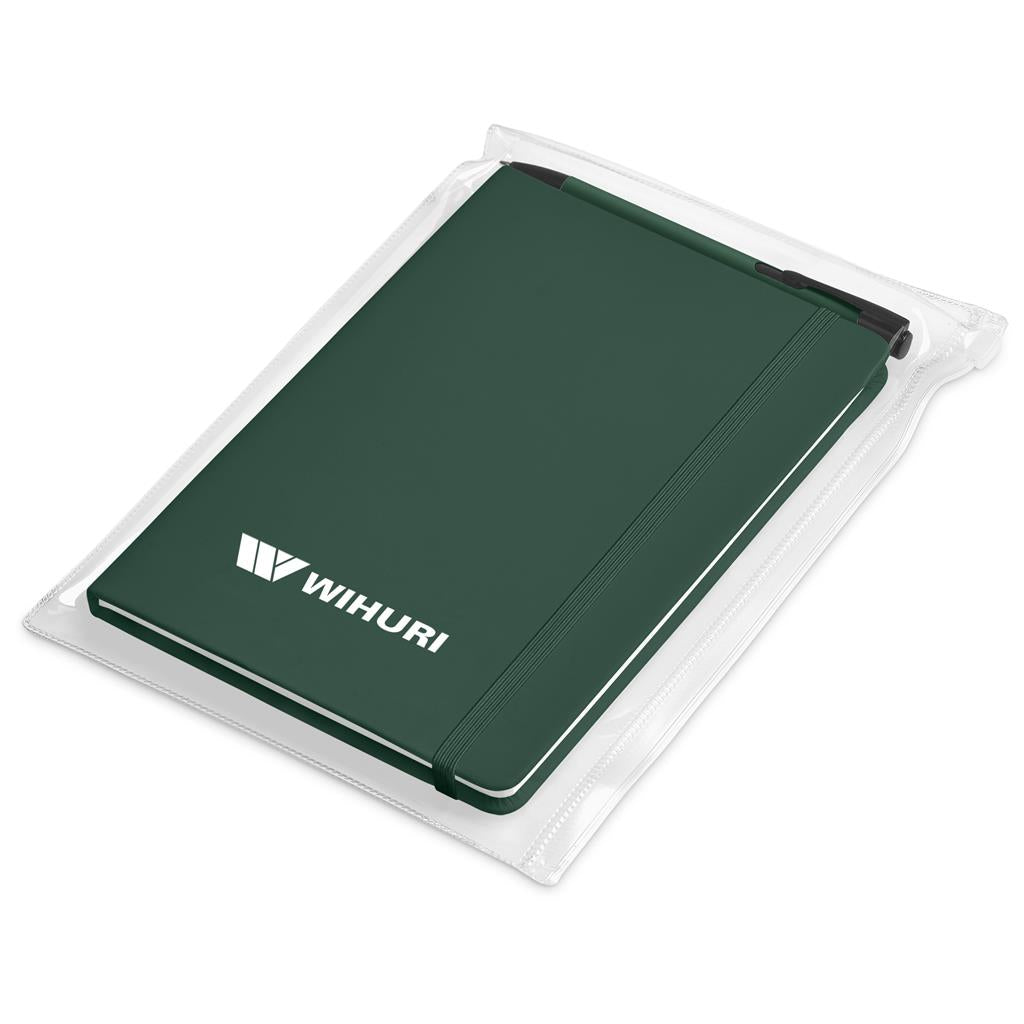 Altitude Powell Notebook & Pen Set - DARK GREEN