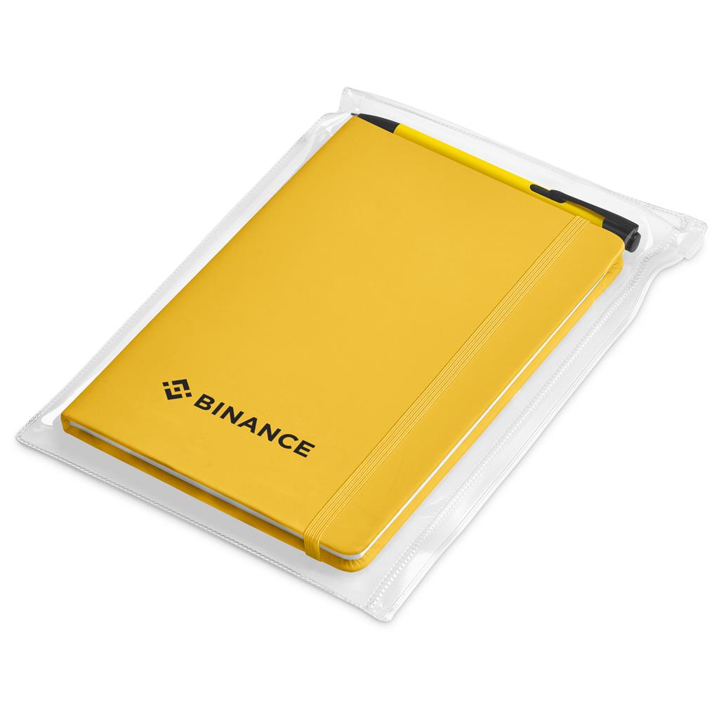 Altitude Powell Notebook & Pen Set - YELLOW