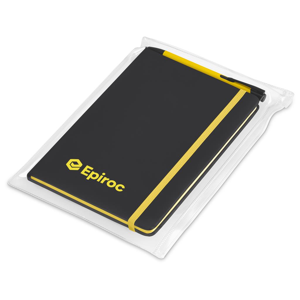 Altitude Harrison Notebook & Pen Set - YELLOW