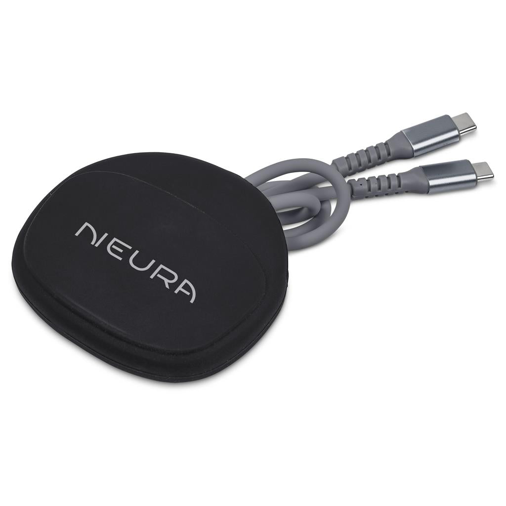 Altitude Mable Fast Charge Type-C to Type-C Charging Cable in Pouch - GREY