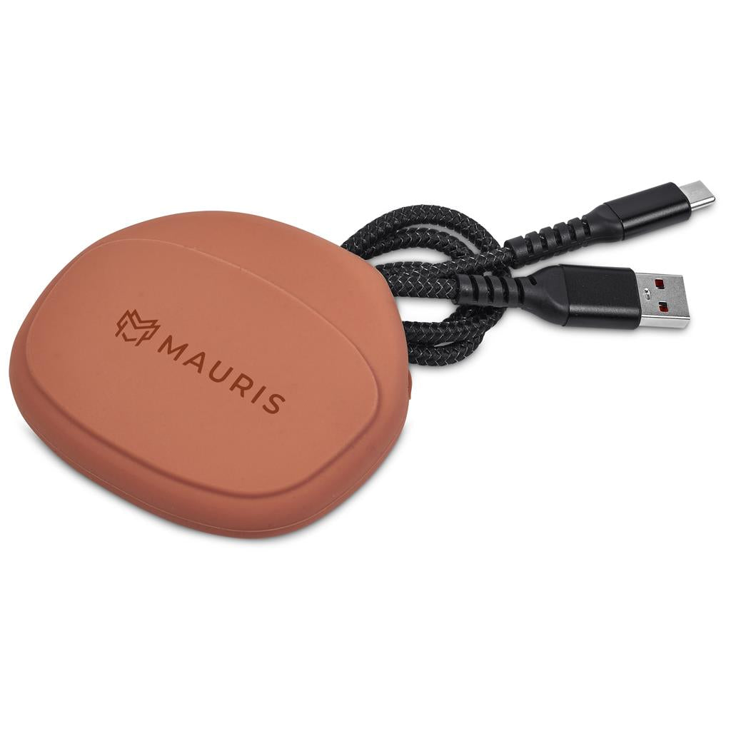 Altitude Fabbit Fast Charge USB-A to Type-C Charging Cable Cable in Pouch - BURNT ORANGE
