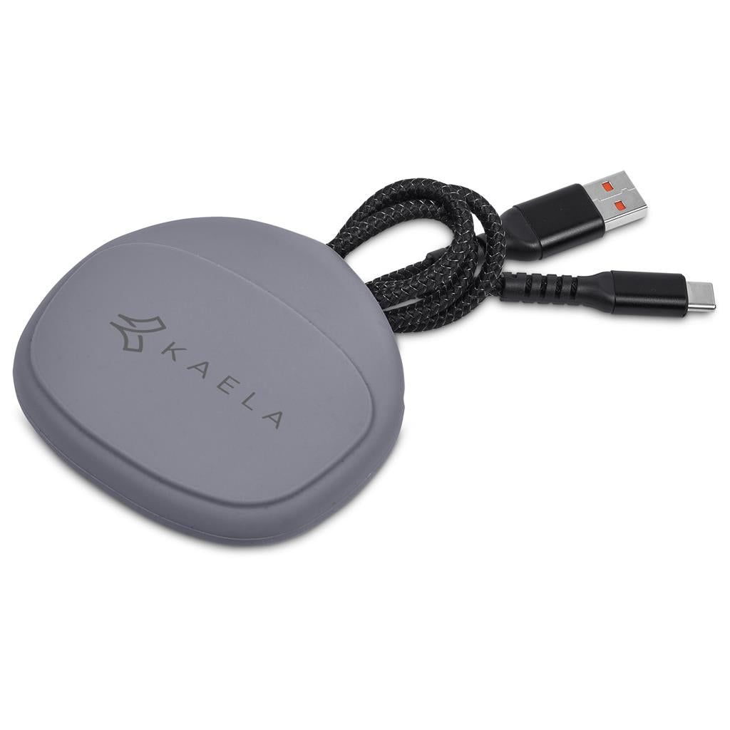 Altitude Fabbit Fast Charge USB-A to Type-C Charging Cable Cable in Pouch - GREY