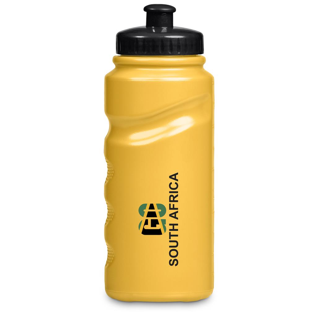 Altitude Fanflare Plastic Water Bottle - 500ml - BLACK YELLOW