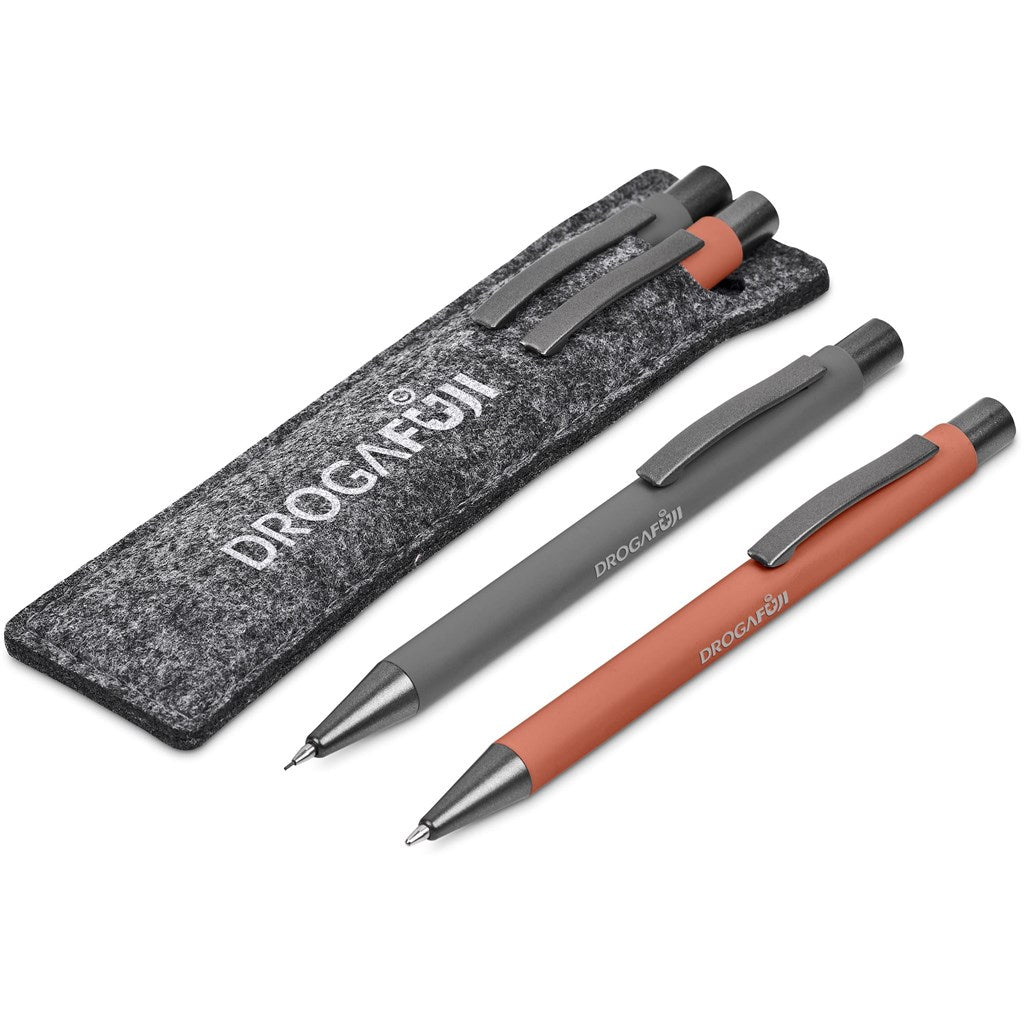 Altitude Lindsey Ball Pen & Pencil Set - BURNT ORANGE