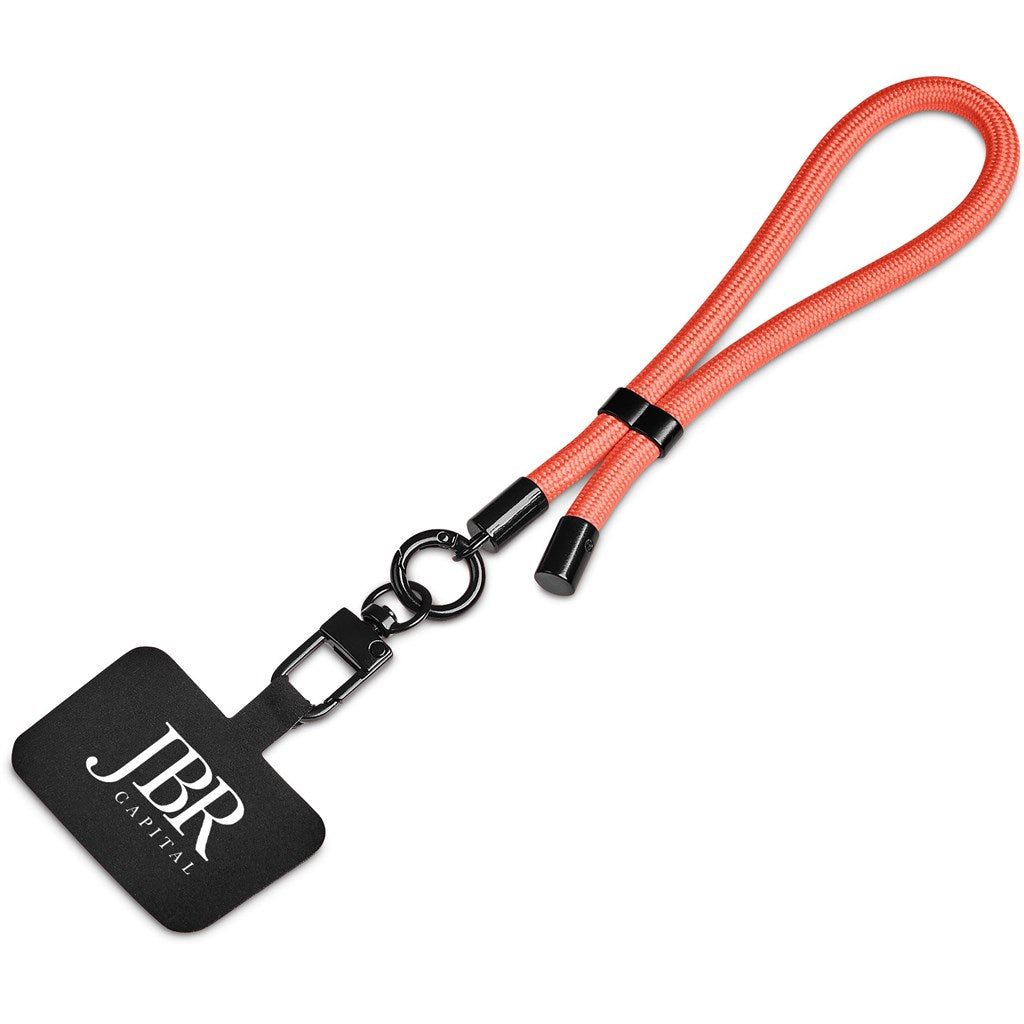 Altitude Silhouette Wrist Phone Strap - CORAL