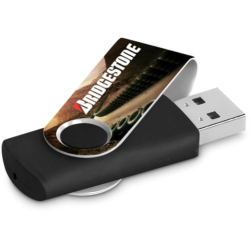 Altitude Axis Gyro Black Flash Drive - 8GB - SOLID WHITE