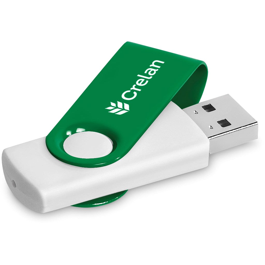 Altitude Axis Gyro White Flash Drive - 8GB - GREEN