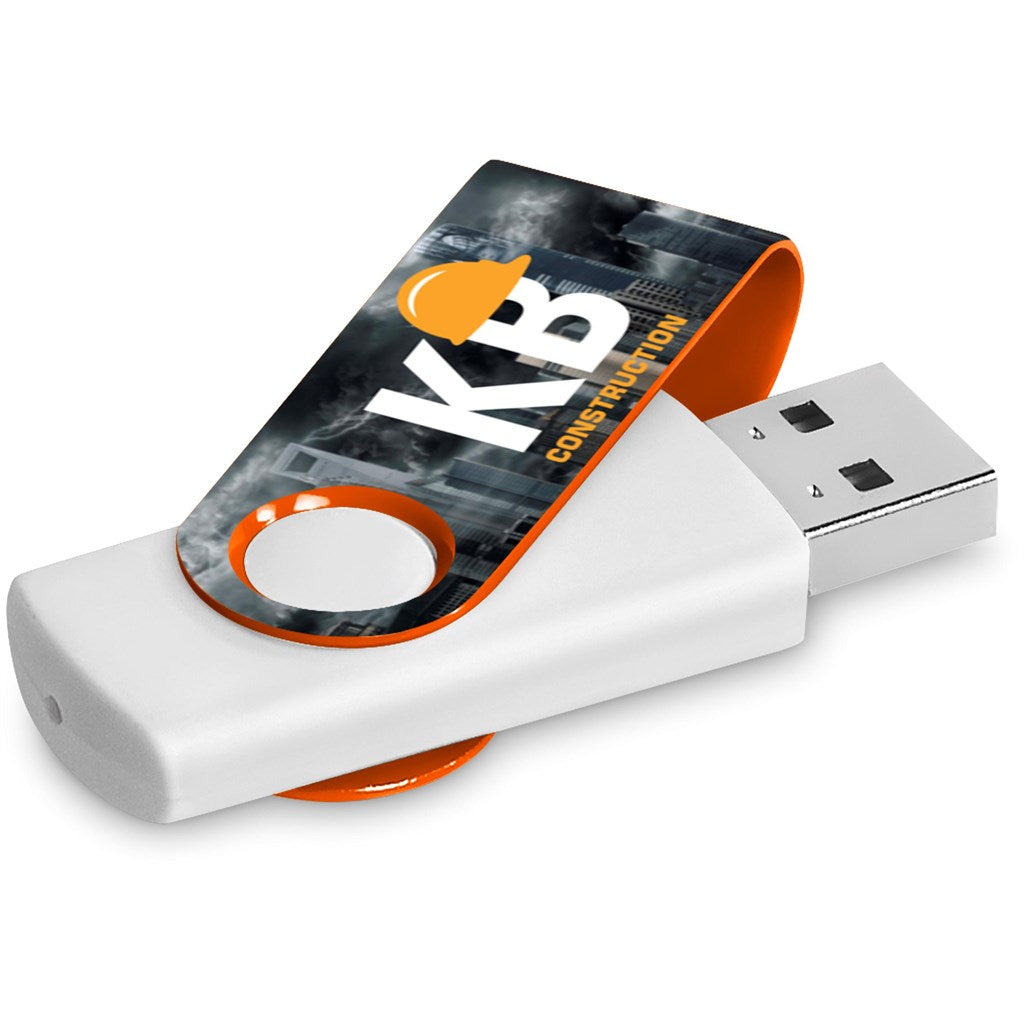 Altitude Axis Gyro White Flash Drive - 8GB - ORANGE
