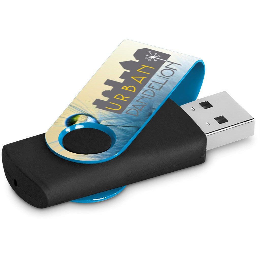 Altitude Axis Gyro Black Flash Drive - 16GB - CYAN