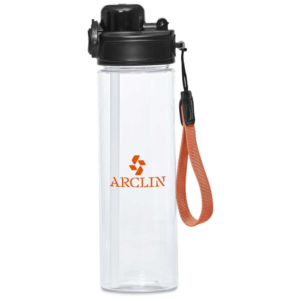 Altitude Alvarez Recycled PET Water Bottle – 750ml - ORANGE