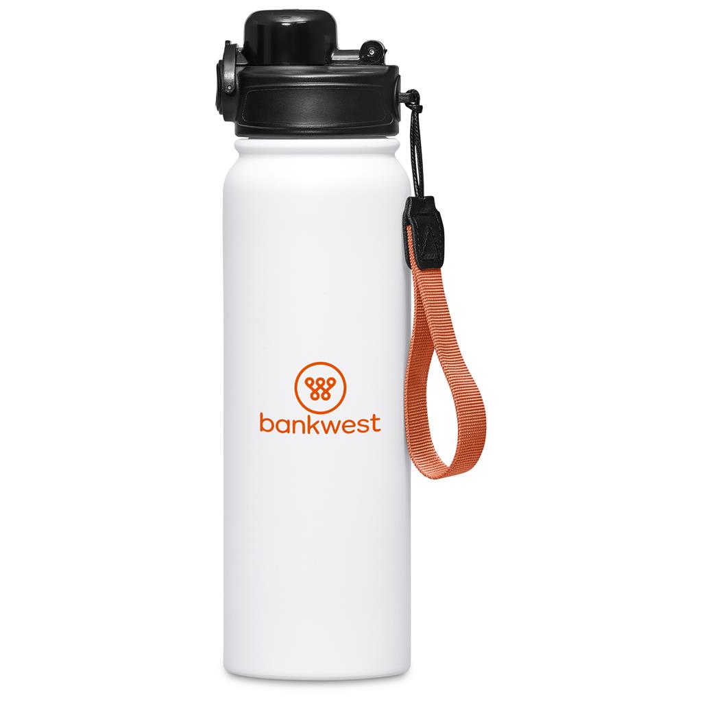 Altitude Serrano Stainless Steel Vacuum Water Bottle – 750ml - ORANGE