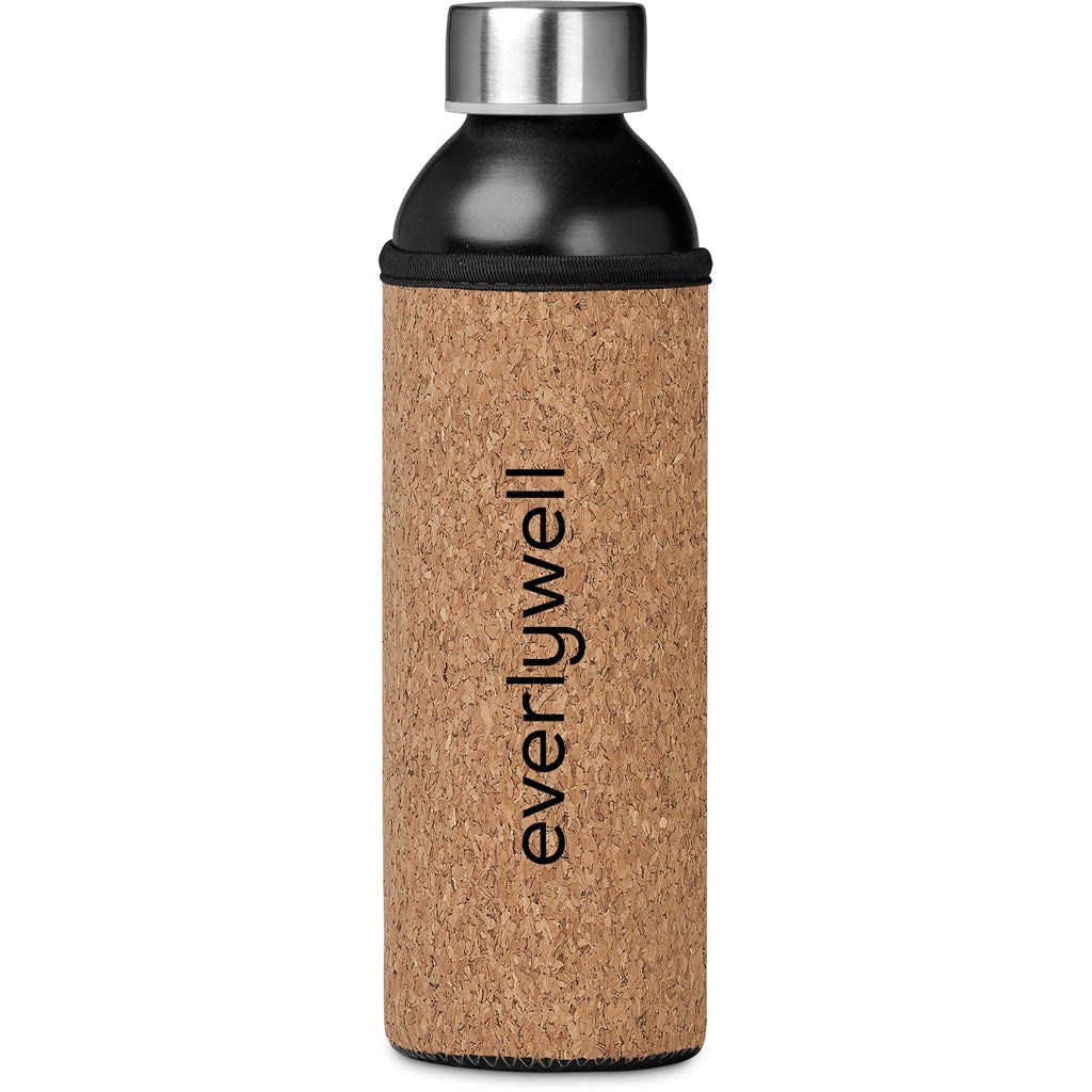 Kooshty Frislia Recycled Aluminium Water Bottle - 650ml - BLACK