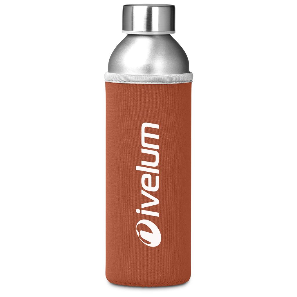 Kooshty Tosla Recycled Aluminium Water Bottle - 650ml - BURNT ORANGE