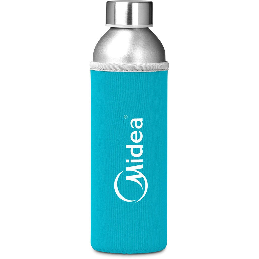 Kooshty Tosla Recycled Aluminium Water Bottle - 650ml - CYAN