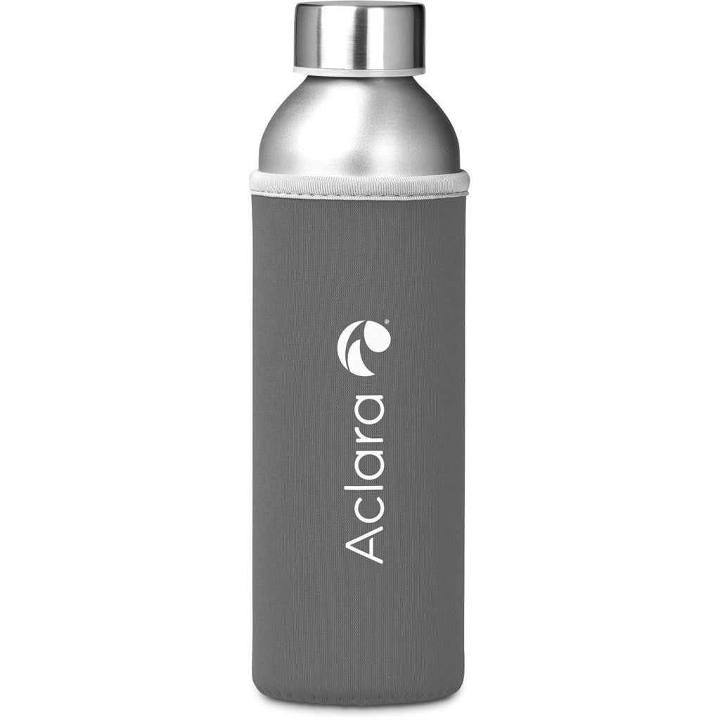 Kooshty Tosla Recycled Aluminium Water Bottle - 650ml - GREY