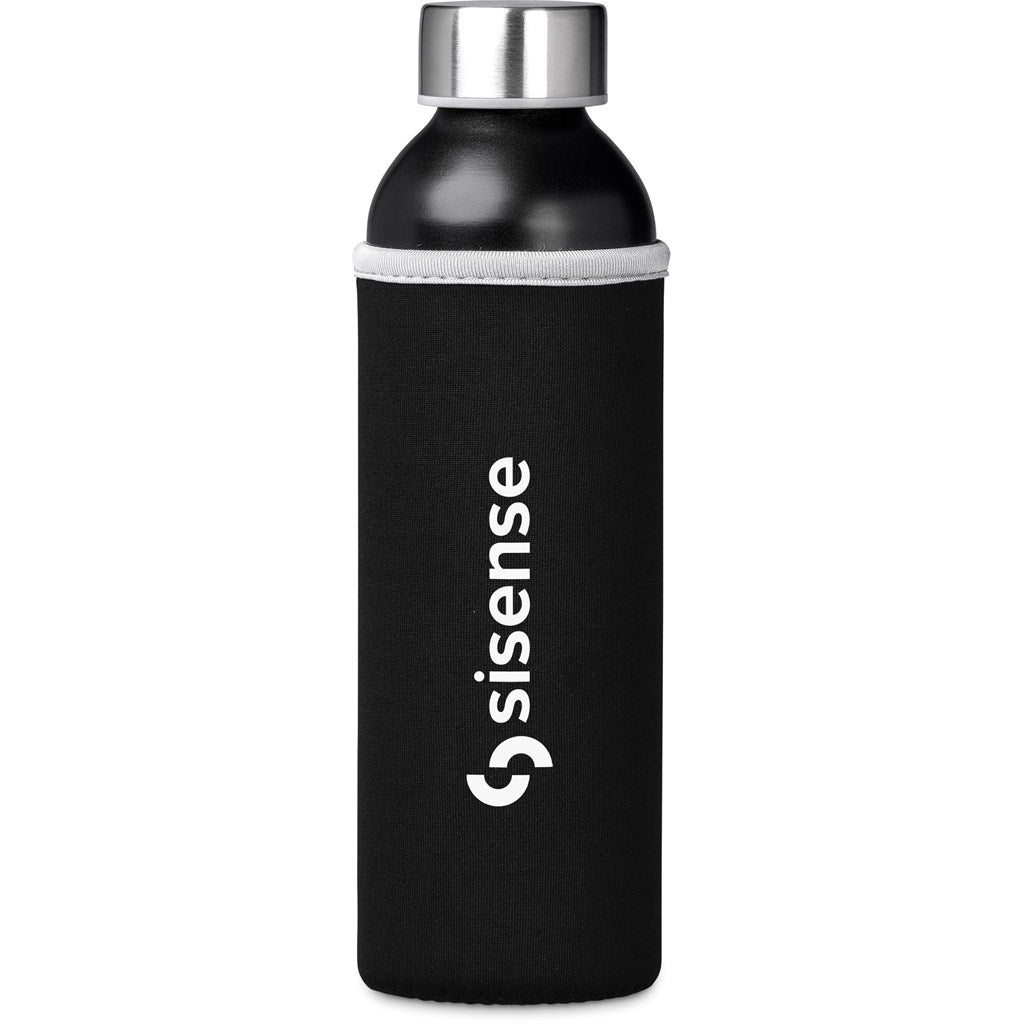 Kooshty Nostro Recycled Aluminium Water Bottle - 650ml - BLACK