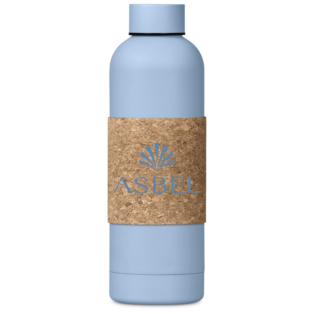 Kooshty Bermuda Kork Recycled Stainless Steel Water Bottle - 800ml - LIGHT TURQUOISE