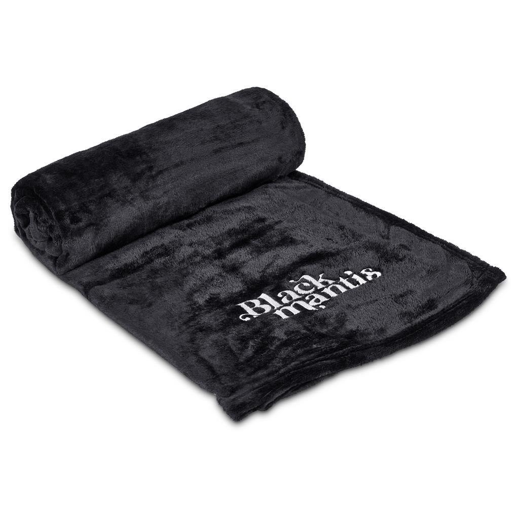 Serendipio Huron Fleece Blanket - BLACK