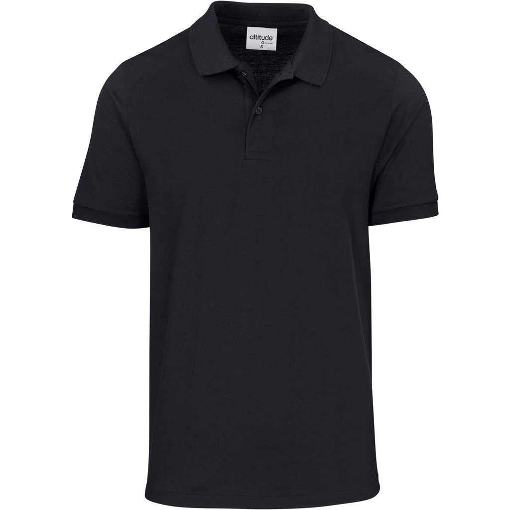 Mens Eco Promo Golf Shirt - BLACK