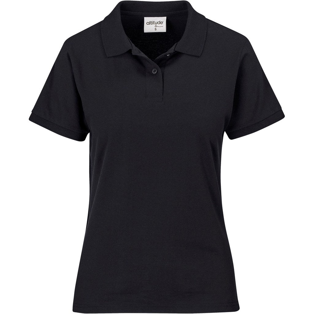 Ladies Eco Promo Golf Shirt - BLACK