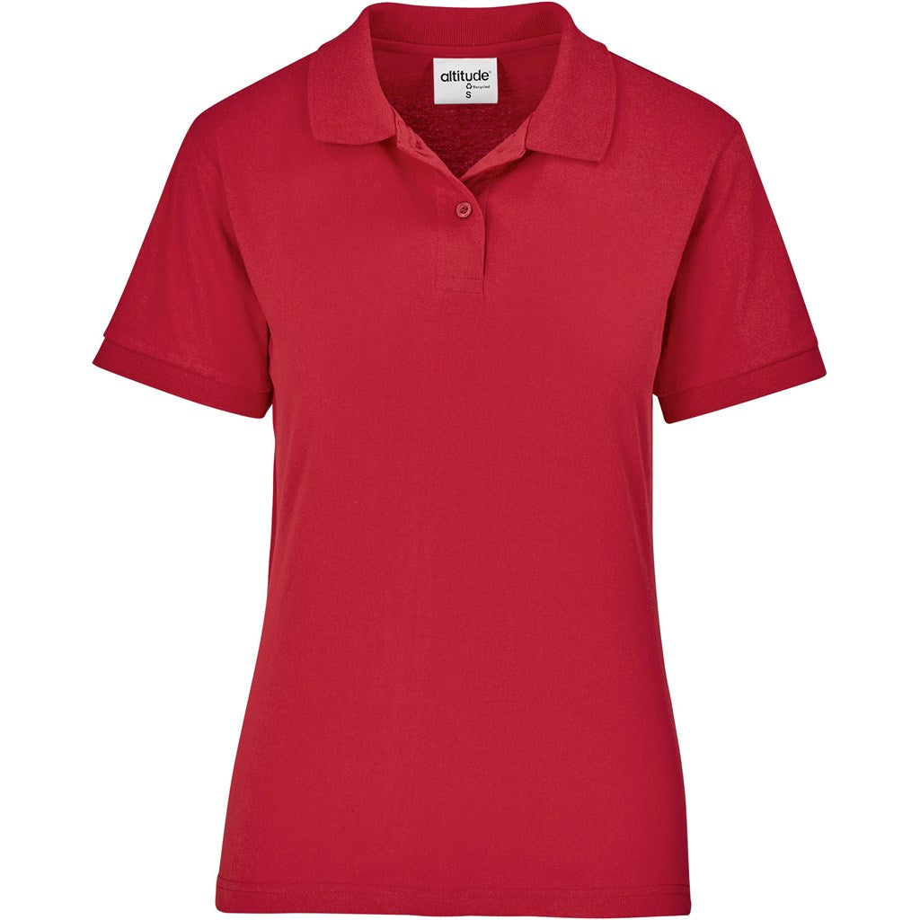 Ladies Eco Promo Golf Shirt - RED