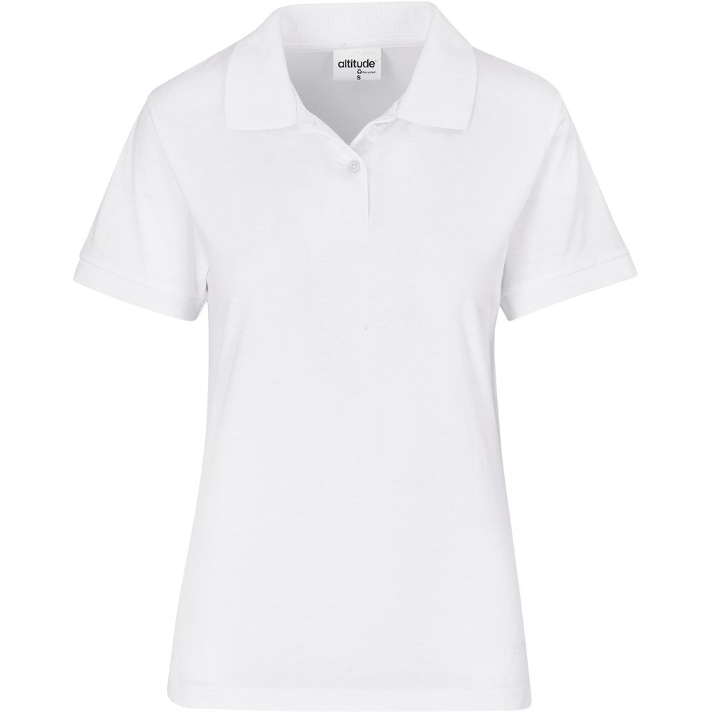 Ladies Eco Promo Golf Shirt - WHITE