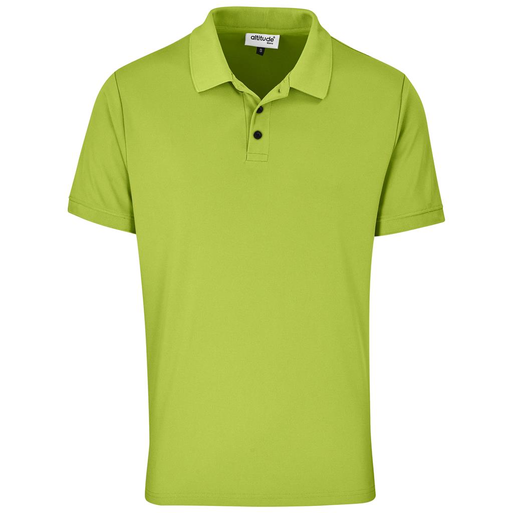 Mens Virtue Golf Shirt - LIME
