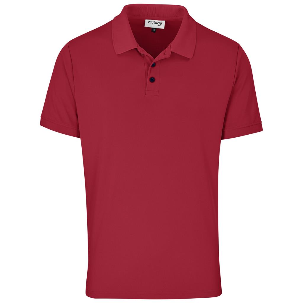 Mens Virtue Golf Shirt - RED
