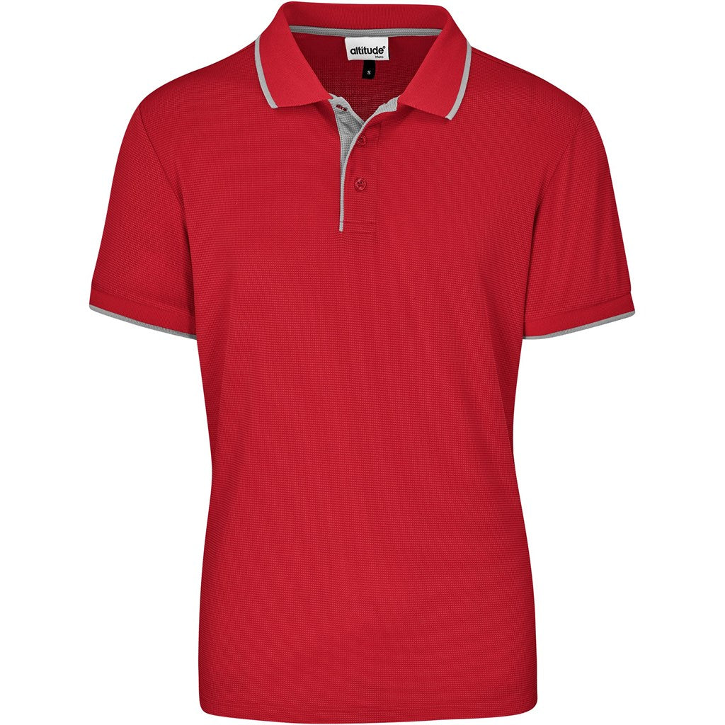 Mens Orion Golf Shirt - RED