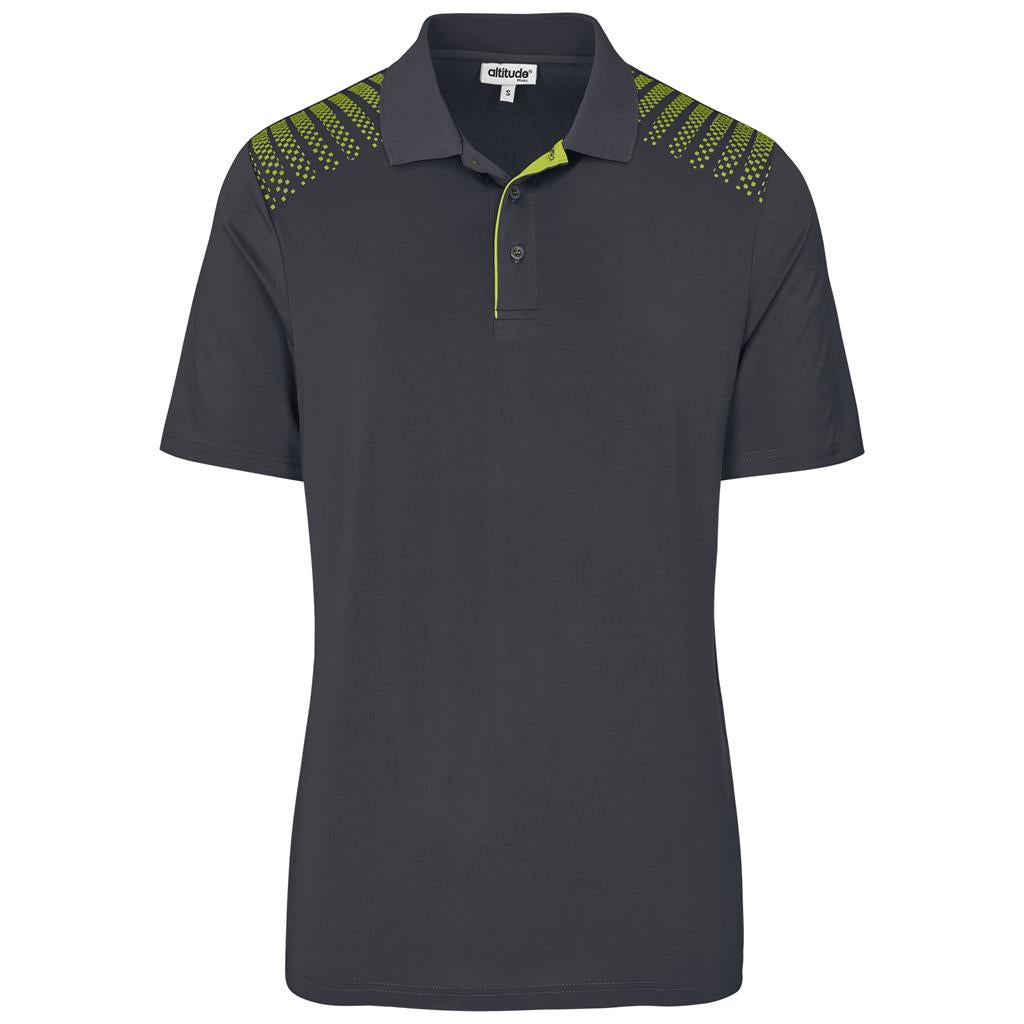 Mens Aerogrid Golf Shirt - LIME