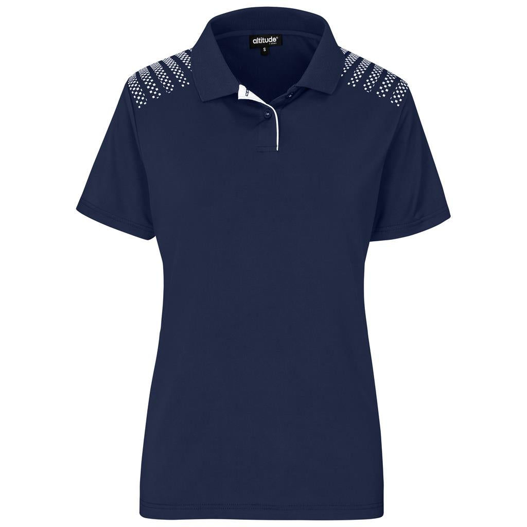 Ladies Aerogrid Golf Shirt - NAVY